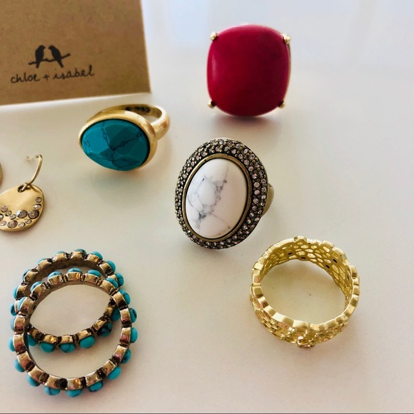 Chloe + Isabel Jewelry - Chloe + Isabel bundle: rings, earrings, necklace